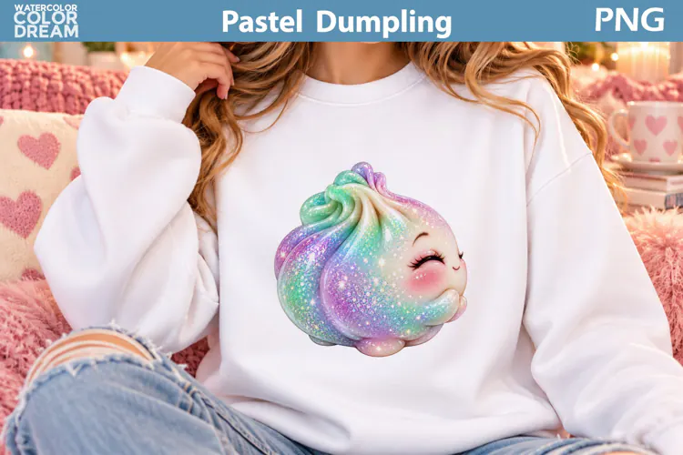Pastel Rainbow Dumpling | Cute Kawaii Sublimation