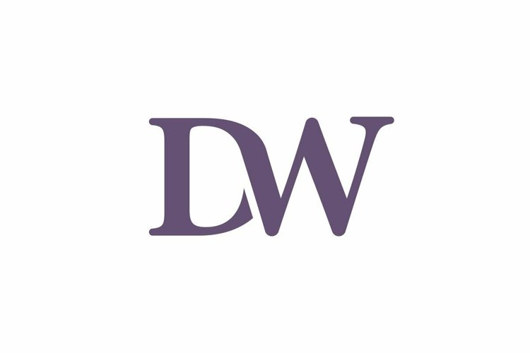 DW logo design vector template example image 1