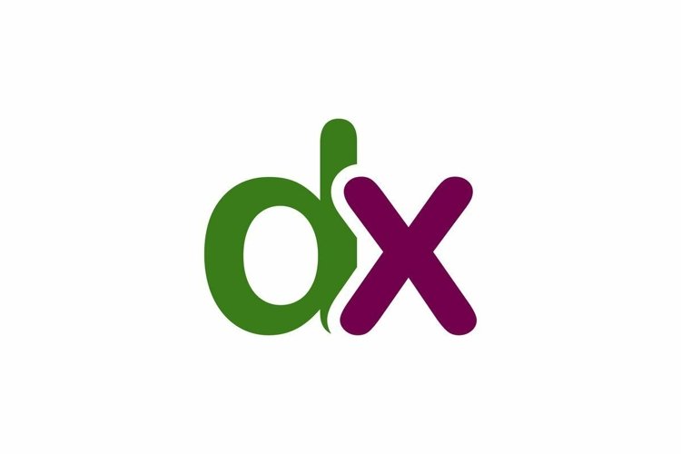 DX logo design vector template example image 1