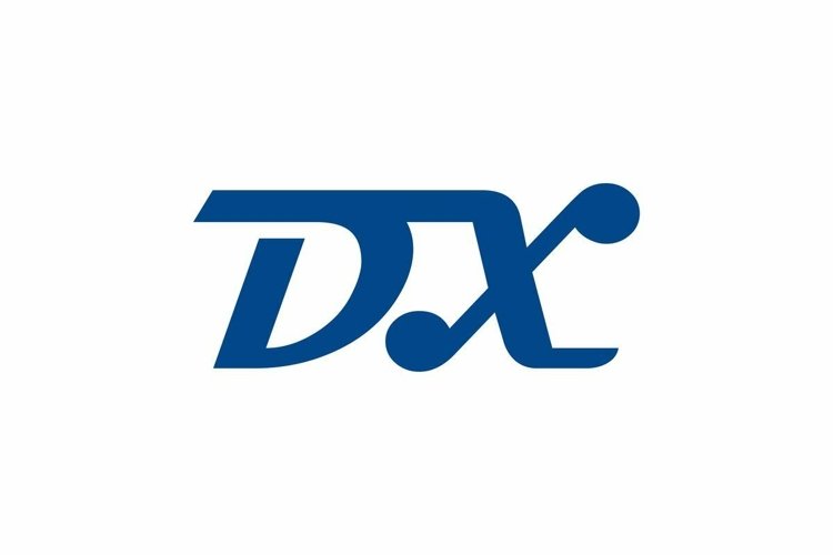 DX logo design vector template example image 1