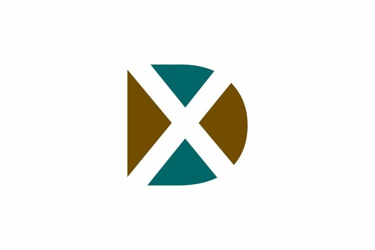 DX XD logo design vector template example image 1
