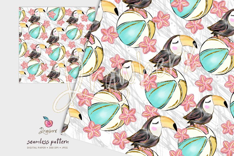 Summer Digital Paper Image 2