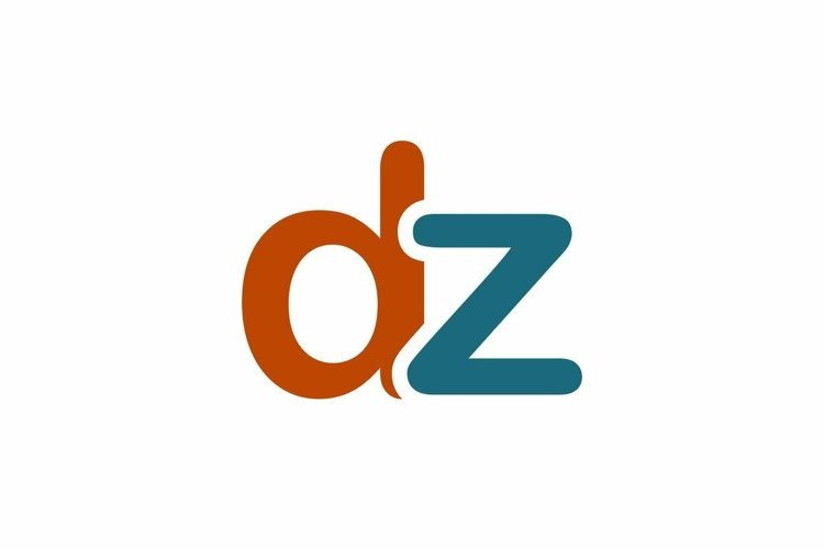 DZ logo design vector template example image 1