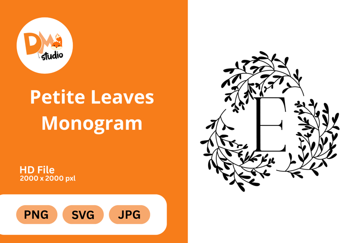 Petite Leaves Monogram