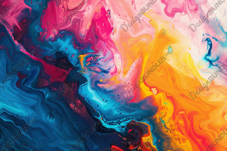 Abstract Painting Background Wallpaper