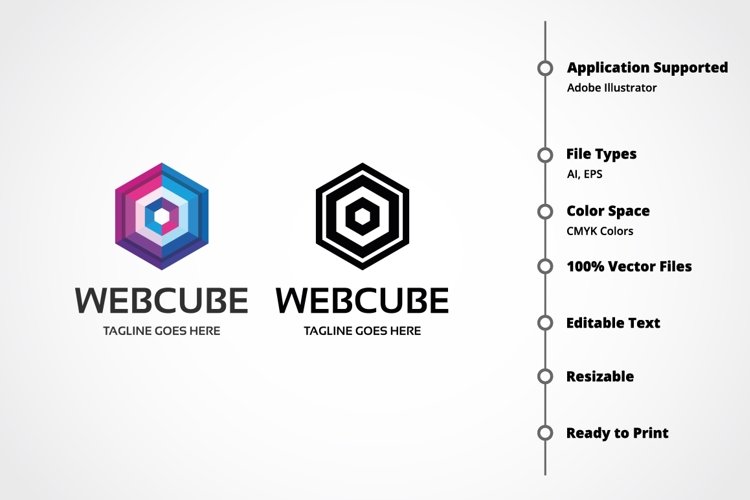 Web Cube Logo example image 1