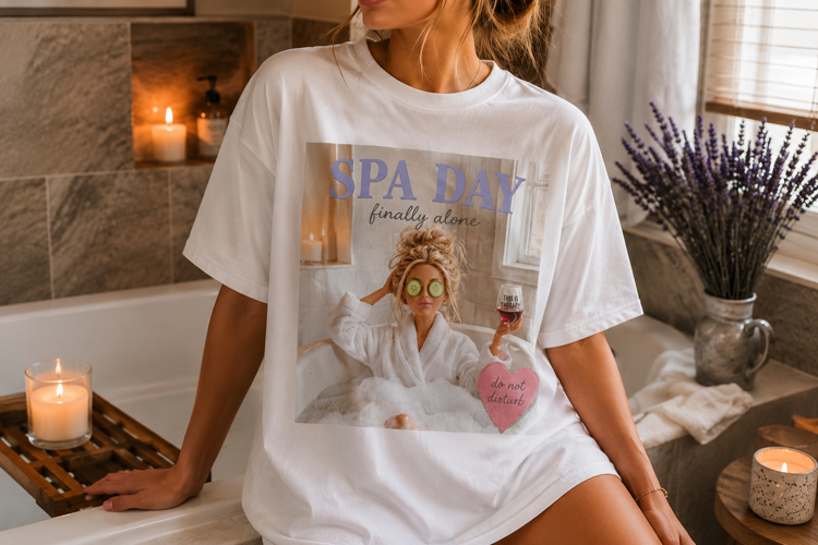 Spa Day PNG, Funny Doll Self Care Shirt Design