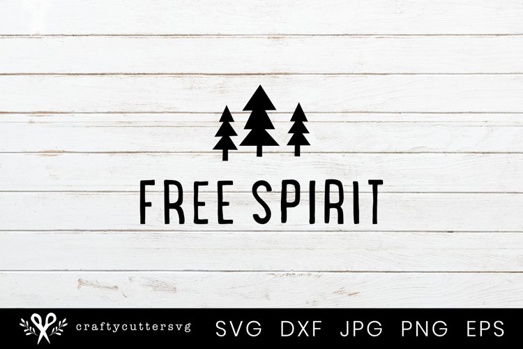 Free Spirit Svg Cut File Trees Clipart example image 1
