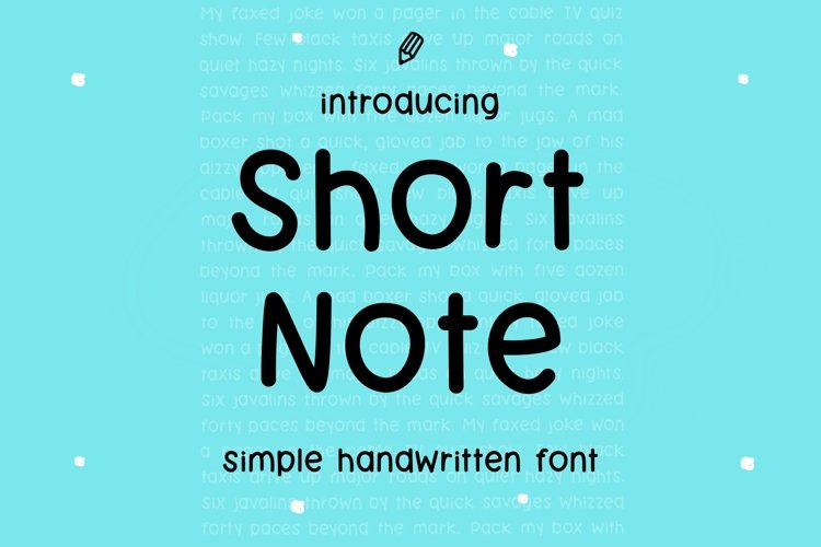 Short Note example image 1