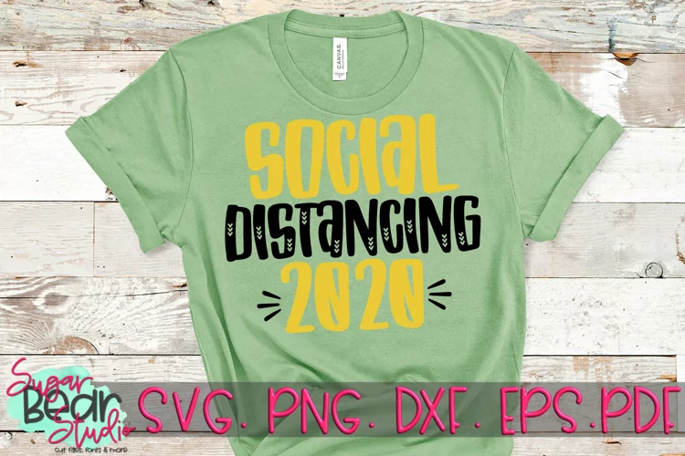 Social Distancing 2020 - A Social Distancing SVG