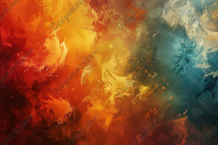 Abstract Painting Background Wallpaper