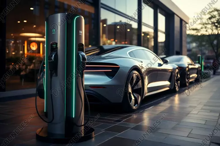 Electric bike charging stations