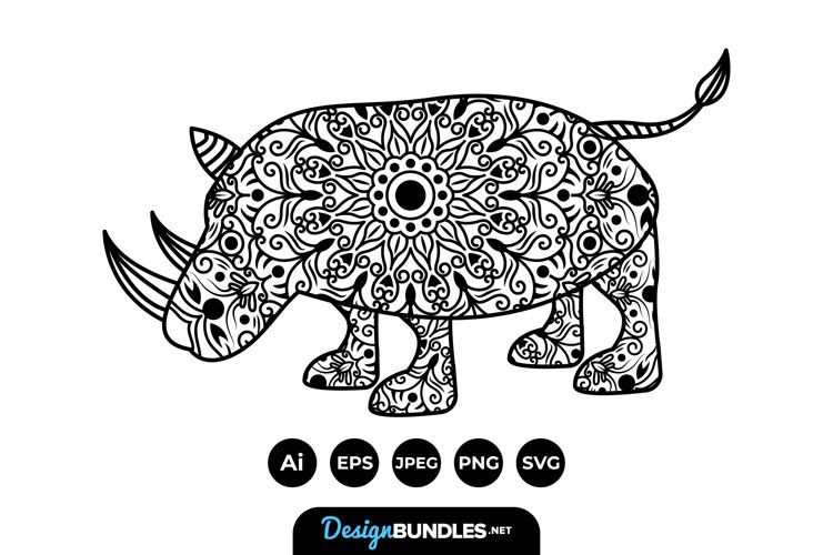 Black And White Animal Clipart Image 11