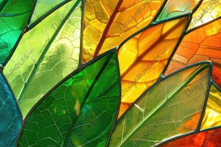 Stained Glass Texture Image 3