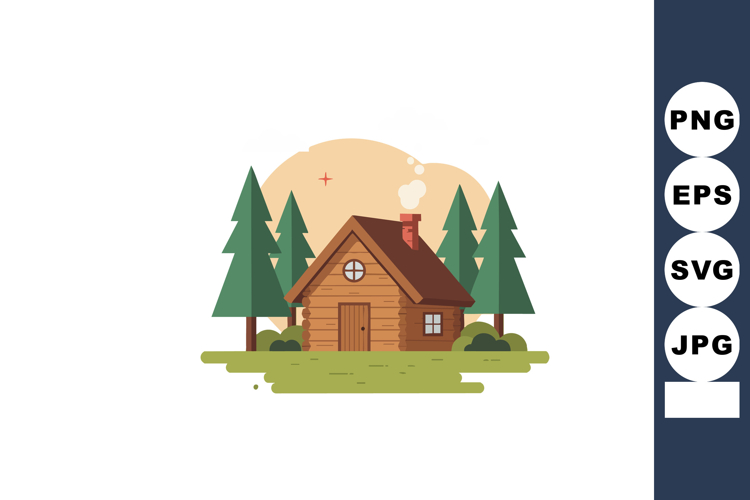 Cabin Clipart Image 17