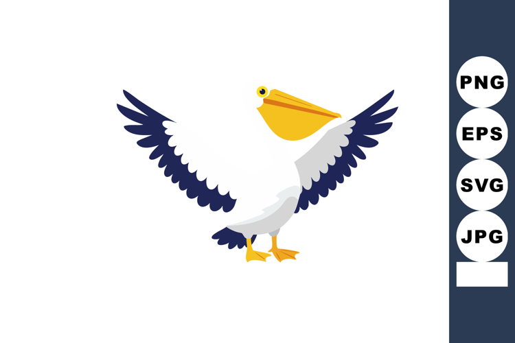 Pelican Clipart Image 3