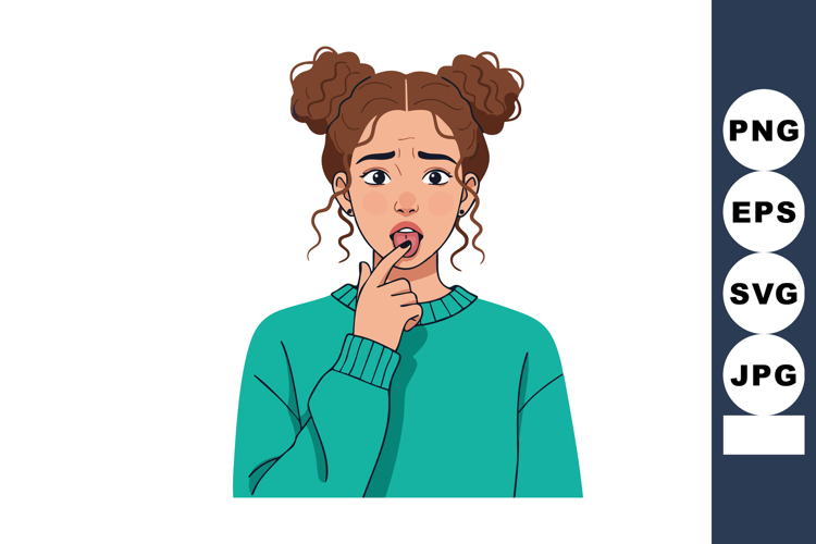 Biting Clipart Image 2