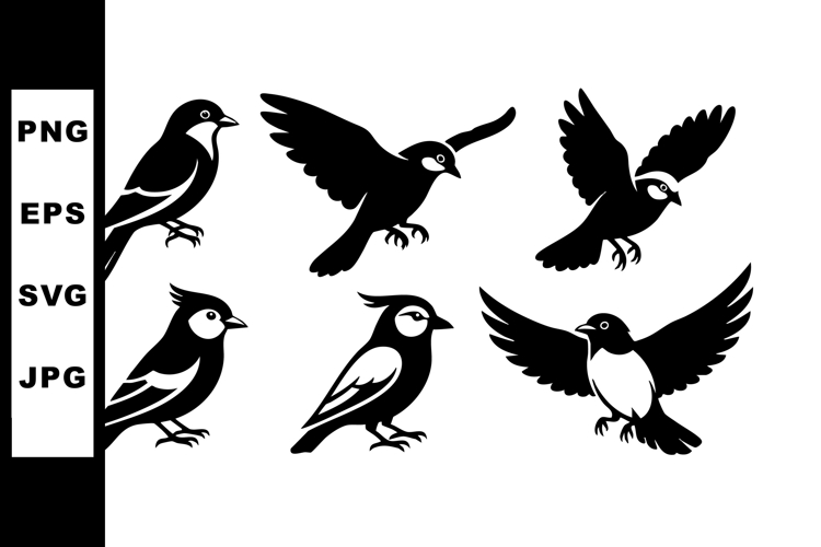 Bird Silhouette Flying Image 3