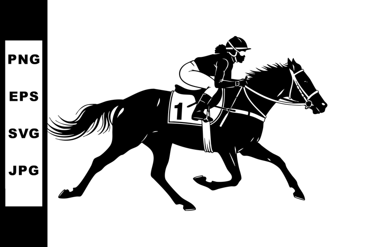 Horse Riding Silhouette Image 9