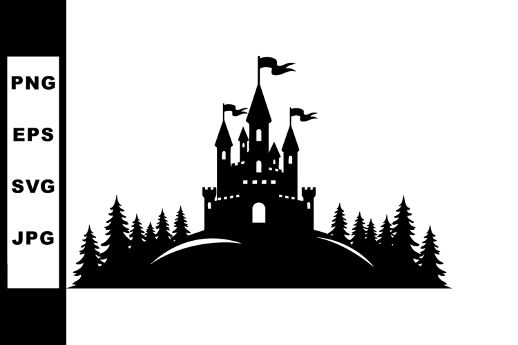 Castle Silhouette Image 19