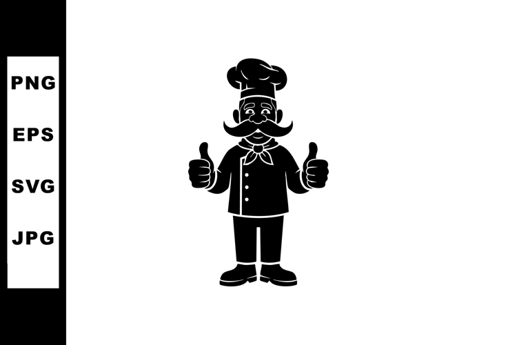 Chef Silhouette Image 6