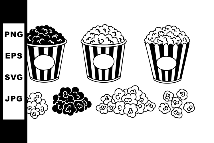 Popcorn Vector Image 19