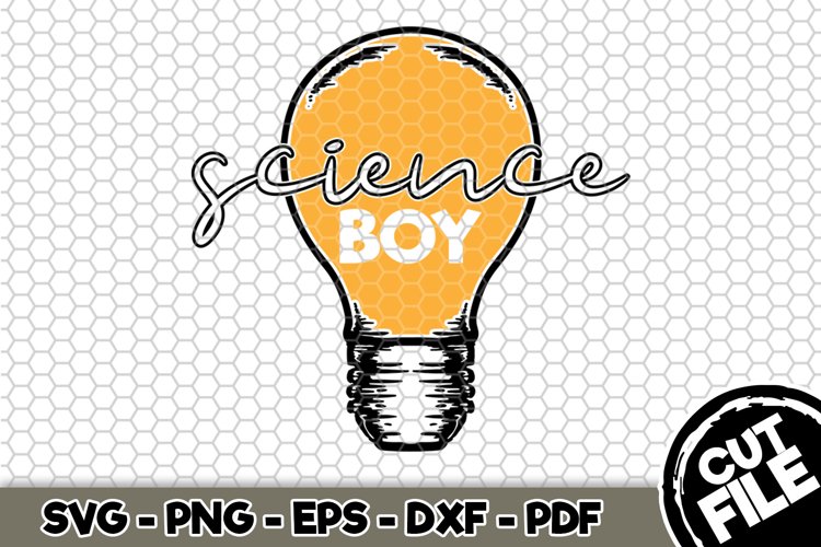 Science Boy - SVG Cut File n148 example image 1