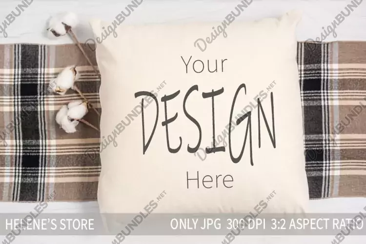 Pillow mock up | White pillow mockup| mock up cushion | jpeg