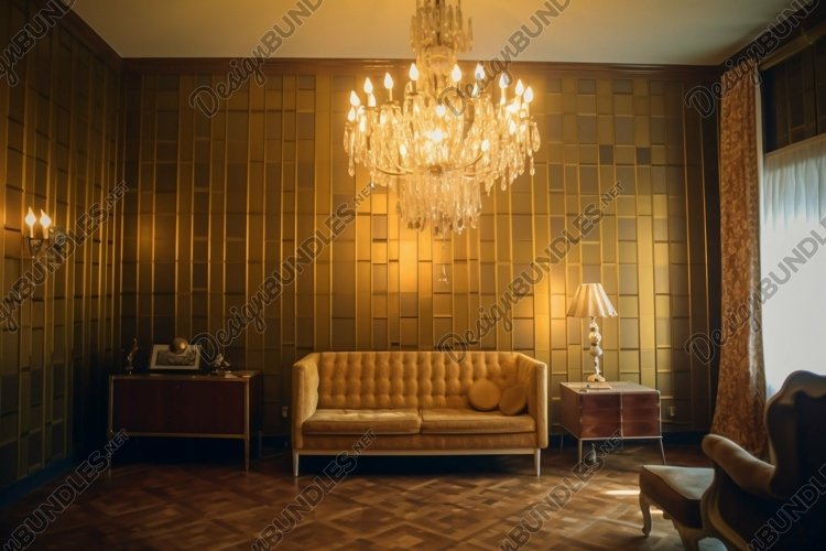Interior of Italian Living Room 548 example image 1