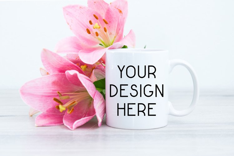 Mug Mockup Valentine's Day 11 Oz White Coffee Cup example image 1