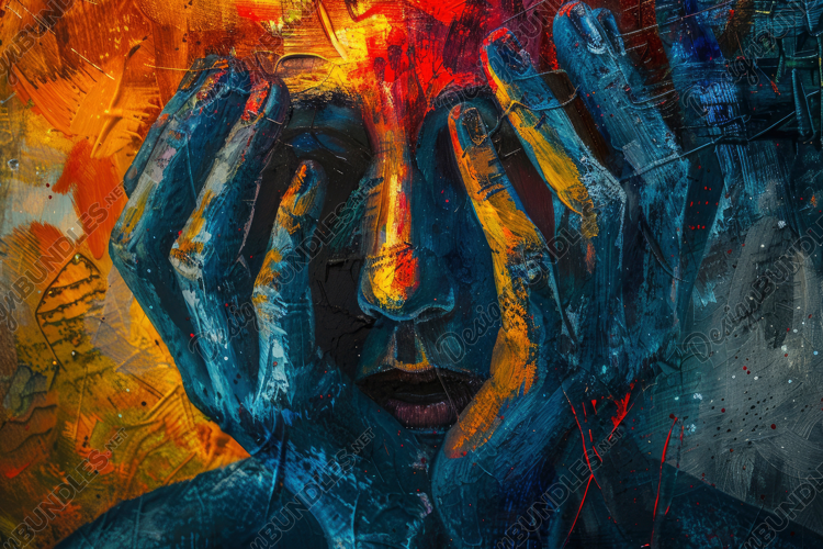 Mental Health Painting Background Wallpaper
