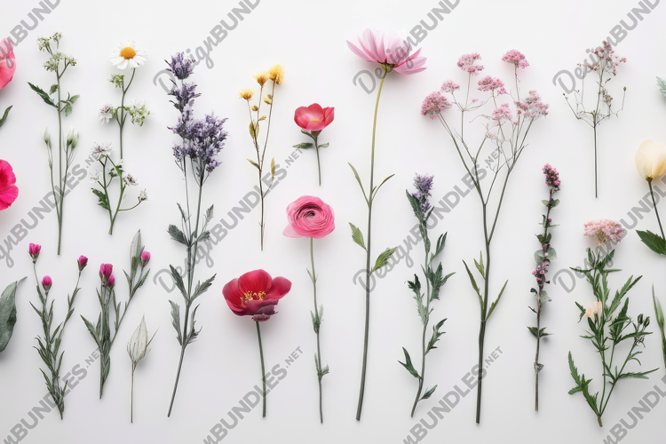 Wildflowers Background Wallpaper