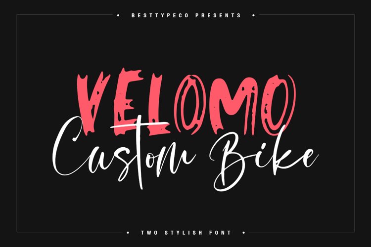 Velomo CB 2 Stylish font example image 1