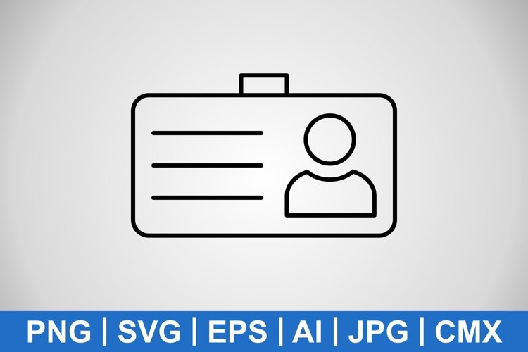 Vector Student Card Icon example image 1