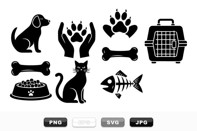 Dog Paw Silhouette Image 14