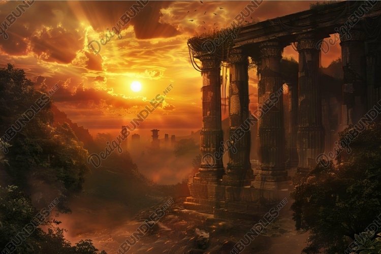 Sunset Clipart Image 6