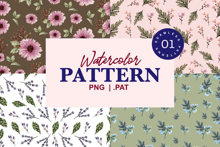 Bloomy Watercolor Patterns