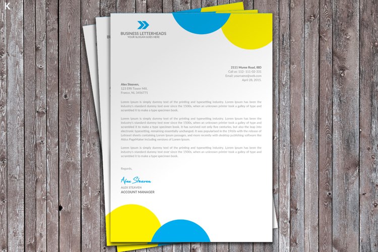 Letter Head Template example image 1