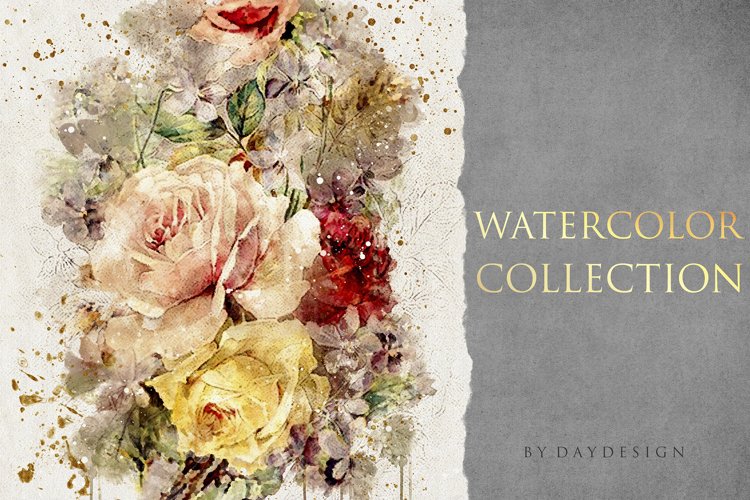 Abstract Watercolor Collection example image 1