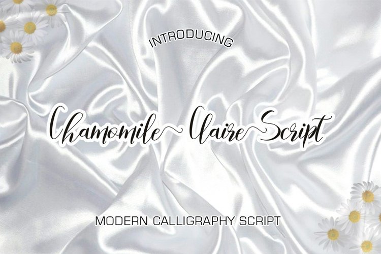 Chamomile Claire Script example image 1