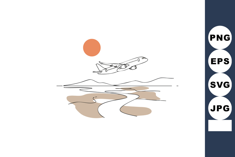 Airplane Clipart Image 10
