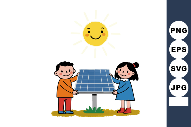  Solar Panel Clipart Image 6