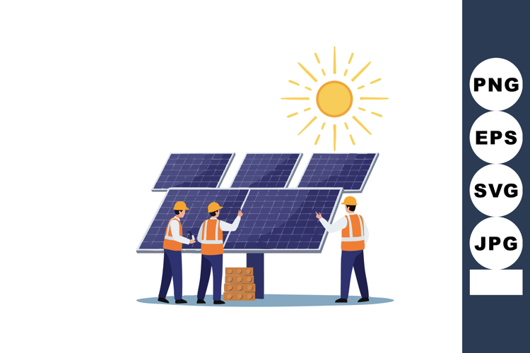  Solar Panel Clipart Image 5