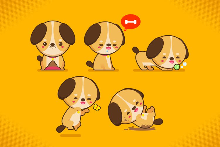 Cute Dog Illustration Image 17