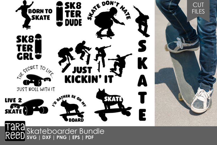 Skateboarding Svg Image 12