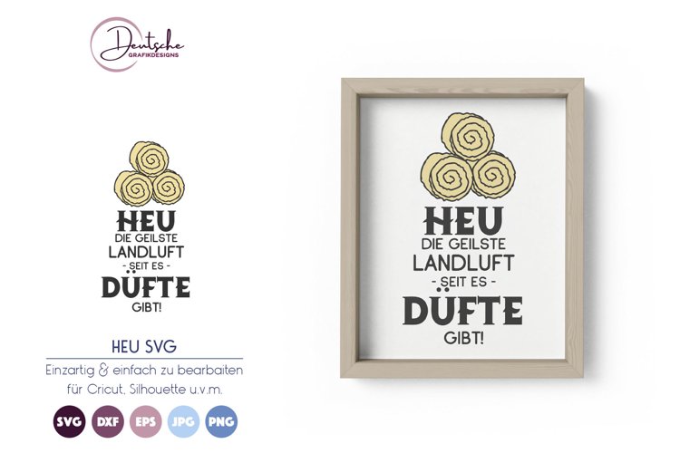 Geilste Landluft SVG| Heu SVG example image 1