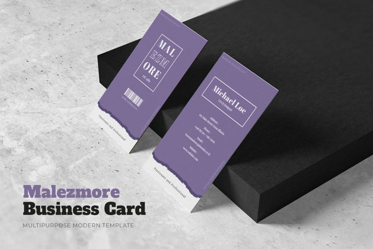 Malezmore Business Card example image 1