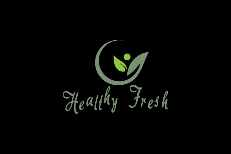 People and leaf for logo design inspiration example image 1