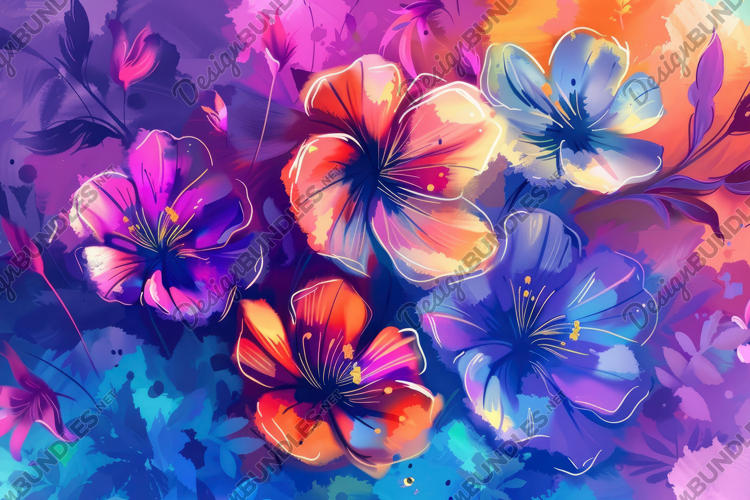 Flowers Texture Image 19