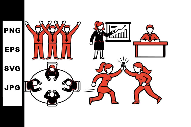 Team Meeting Clipart Image 16